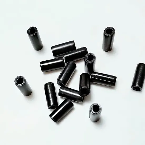 Pin recto elástico ranurado galvanizado del acero de carbono DIN1481 del pasador de resorte