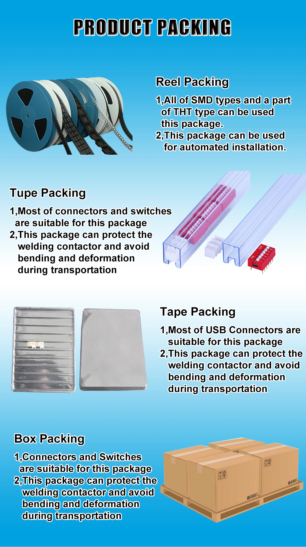 High Quality SMT Type Spring-Loaded Pins Pogo Pin Connector PCB Mount Pogo Pin with Caps