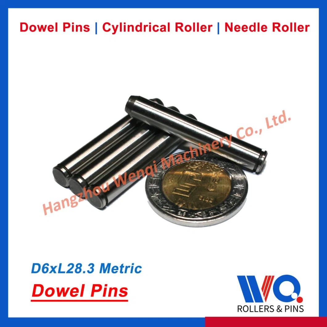 Parallel Dowel Pin with One Chamfer and One Groove