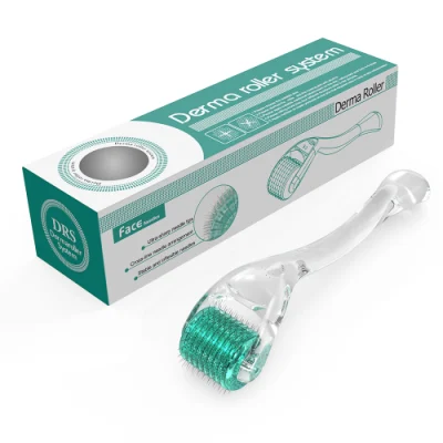 Drs192 Mesoterapia con microagujas médicas totalmente claras 192 Micro agujas de acero inoxidable Derma Roller